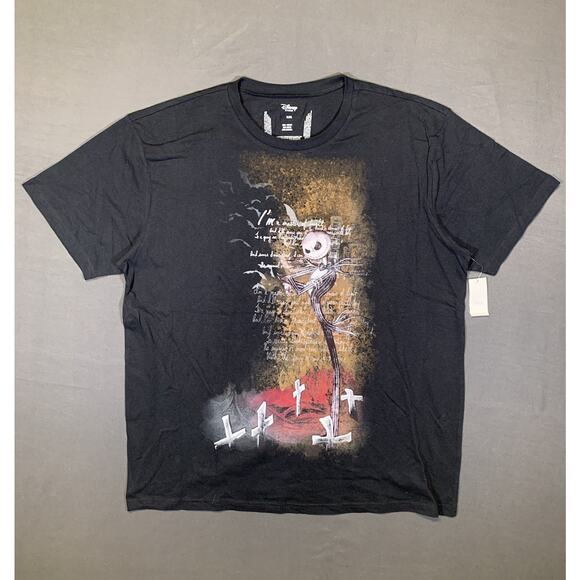 Nightmare Before Christmas “Master Of Fright” Black T-Shirt 2XL Disney Store NWT - Picture 1 of 7